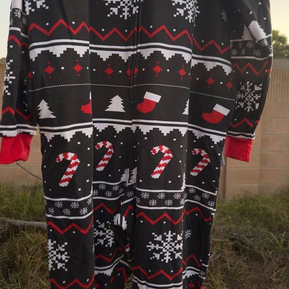 Funziez! Christmas Adult Onesie - Holiday Family Costume - Snowman and Reindeer - Picture 6 of 8